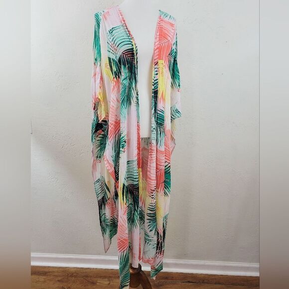 NEW 》 Tropical SWIMSUIT cover up size LARGE - Picture 1 of 4